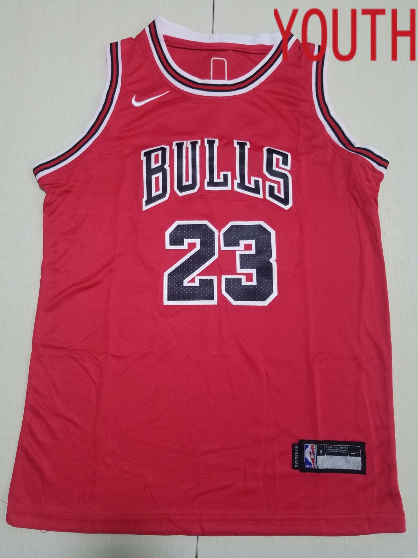 Youth Chicago Bulls 23 Jordan Red Nike 2022 NBA Jersey